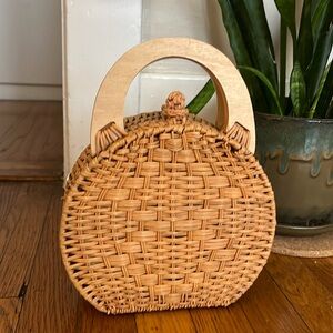 Zara basket bag